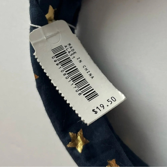 Crewcuts • NWT Navy Gold Star Knot Headband - Picture 4 of 4